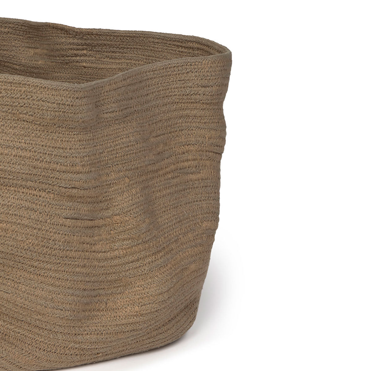 Cesto Lorena Canals Stonewashed Soil brown - Marrom 45 x 25 cm