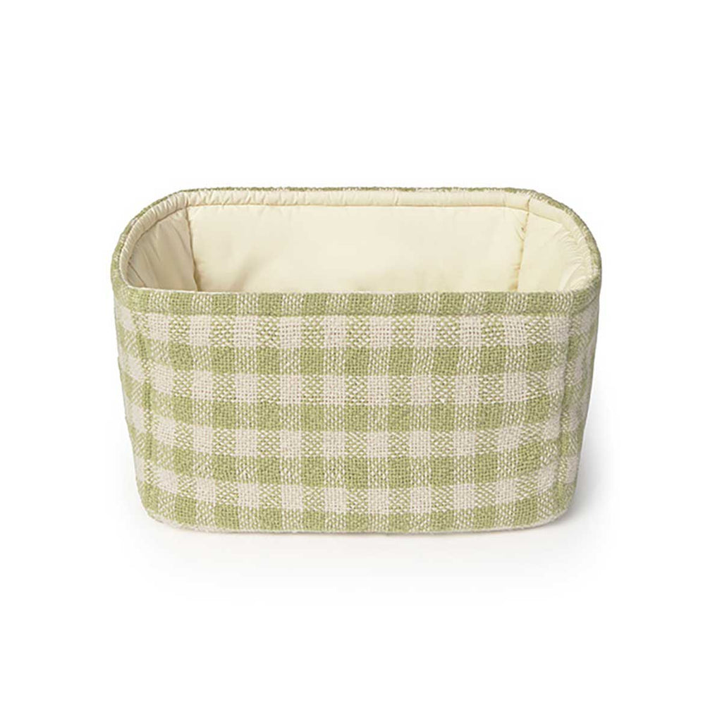 Cesta Acolchoada Matcha 30 x 20 x 20 cm