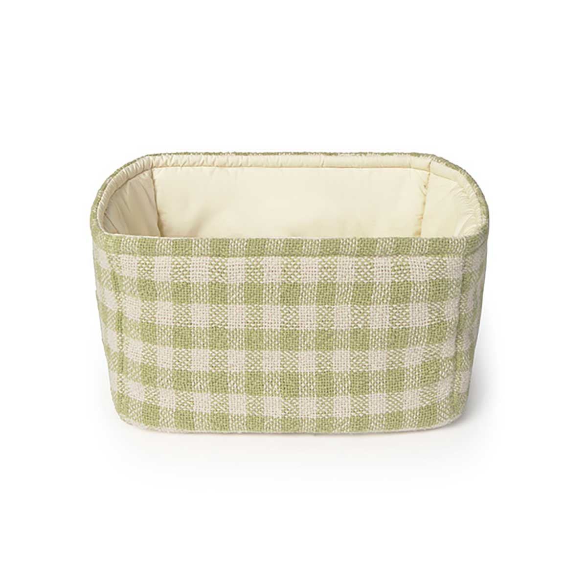 Cesta Acolchoada Matcha 30 x 20 x 20 cm