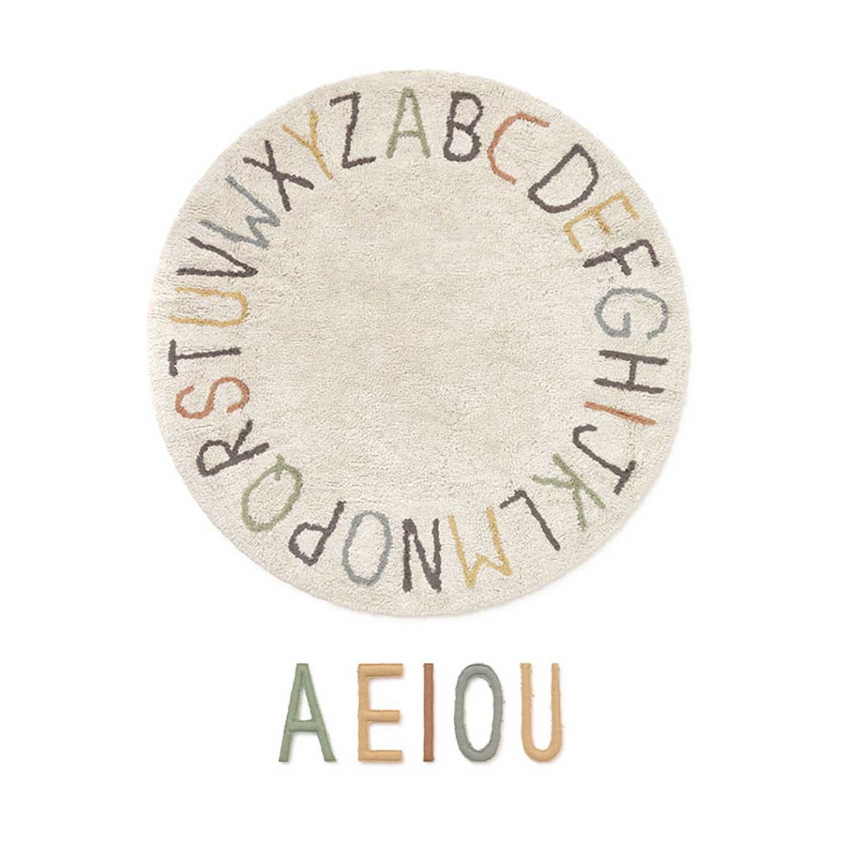 Tapete ABC Colorido 120 cm