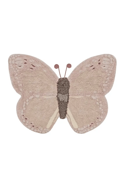Tapete lavável Baby Butterfly 90 x 120 cm