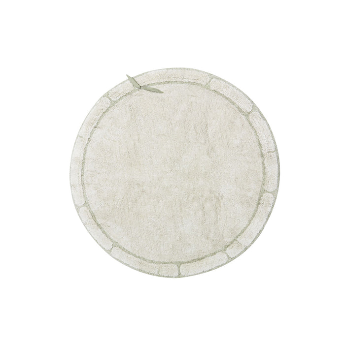 Tapete Redondo lavável Bamboo Leaf Ø 120 cm
