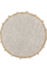 Tapete Redondo Lavável Bubbly Honey Ø 120 cm