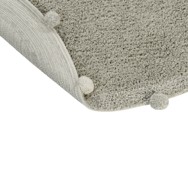 Tapete Redondo Lavável Bubbly Olive Ø 120 cm
