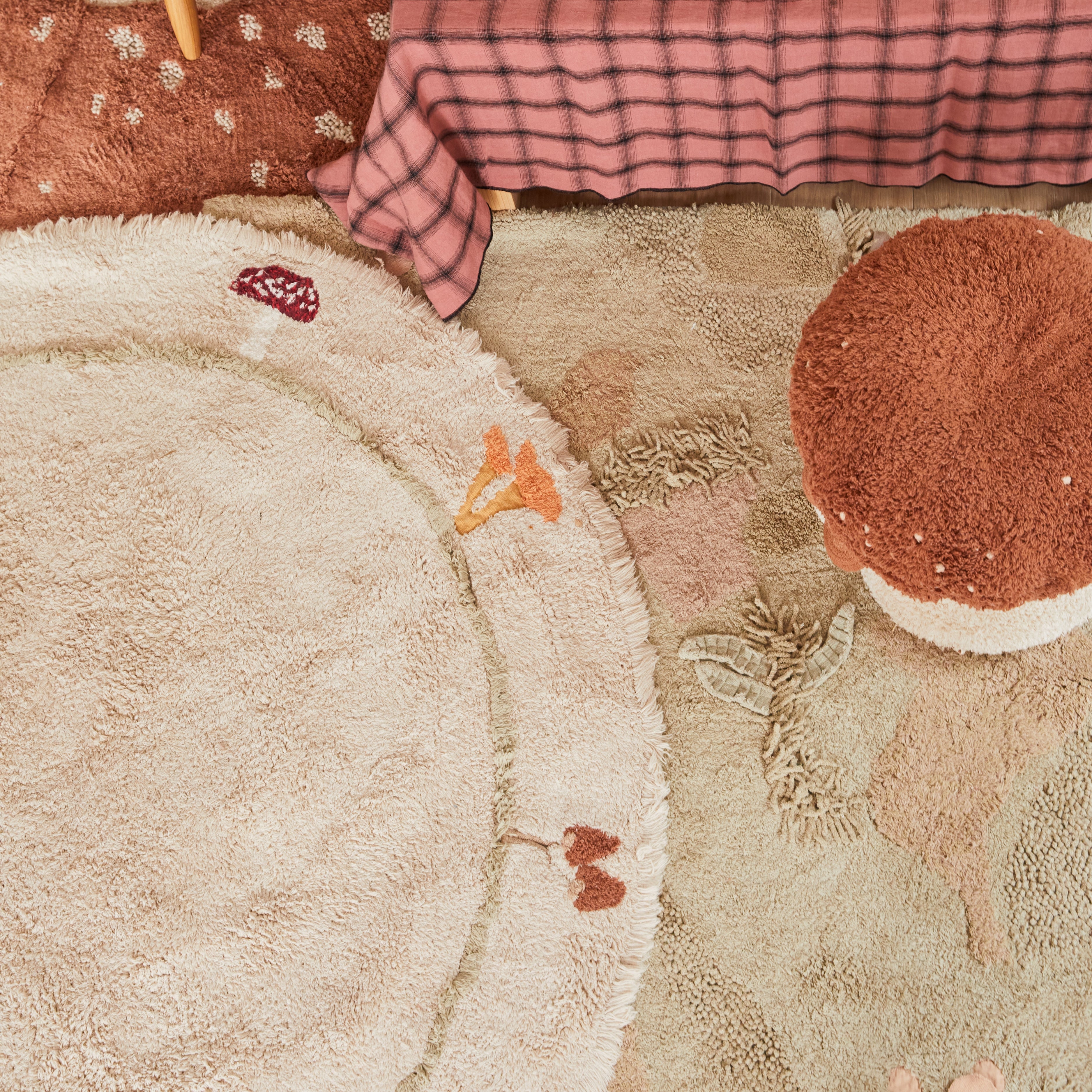 Tapete lavável Chanterelle Ø 140 cm