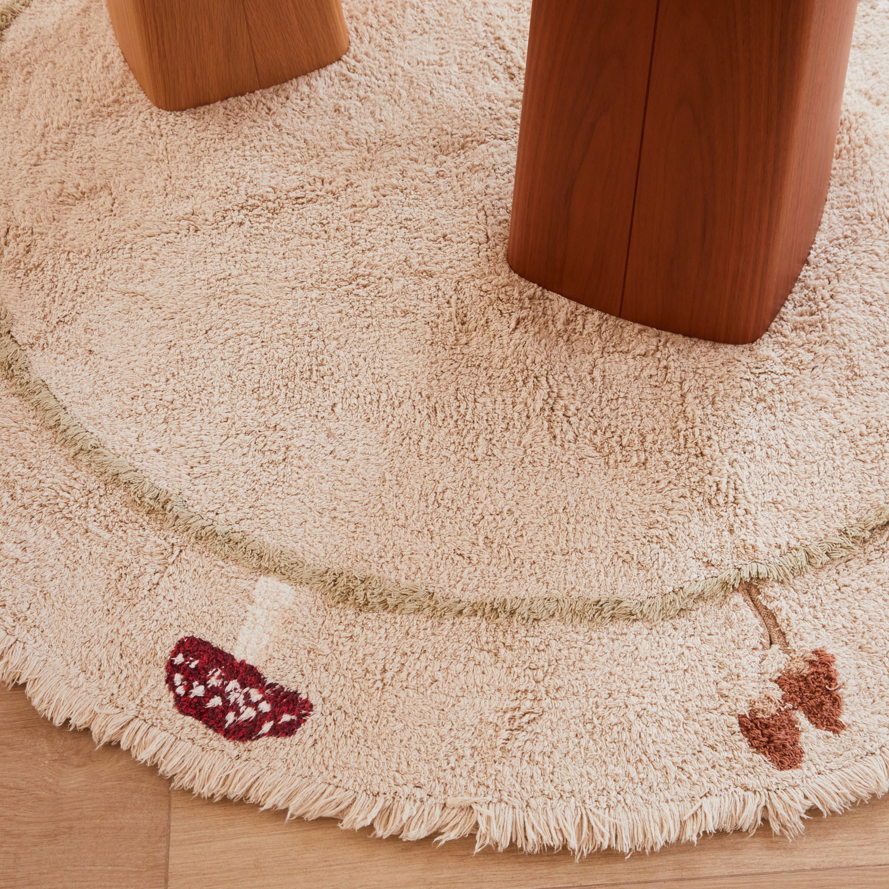 Tapete lavável Chanterelle Ø 140 cm