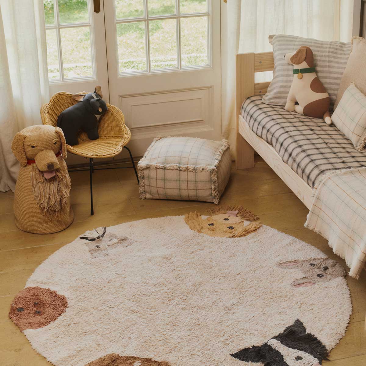 Tapete lavável Dogs Ø 140 cm