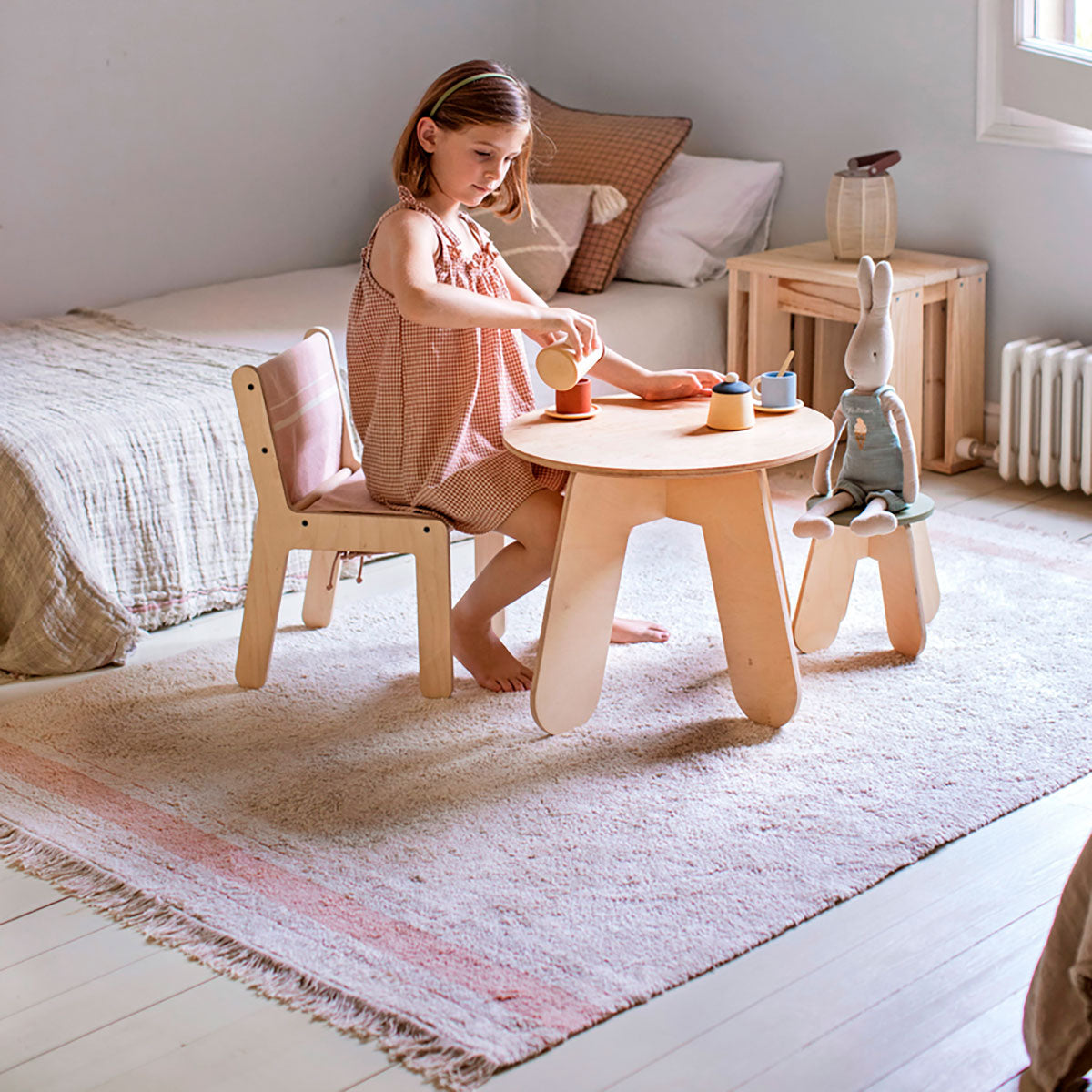 Tapete lavável Gastro Rosa 90 x 130 cm