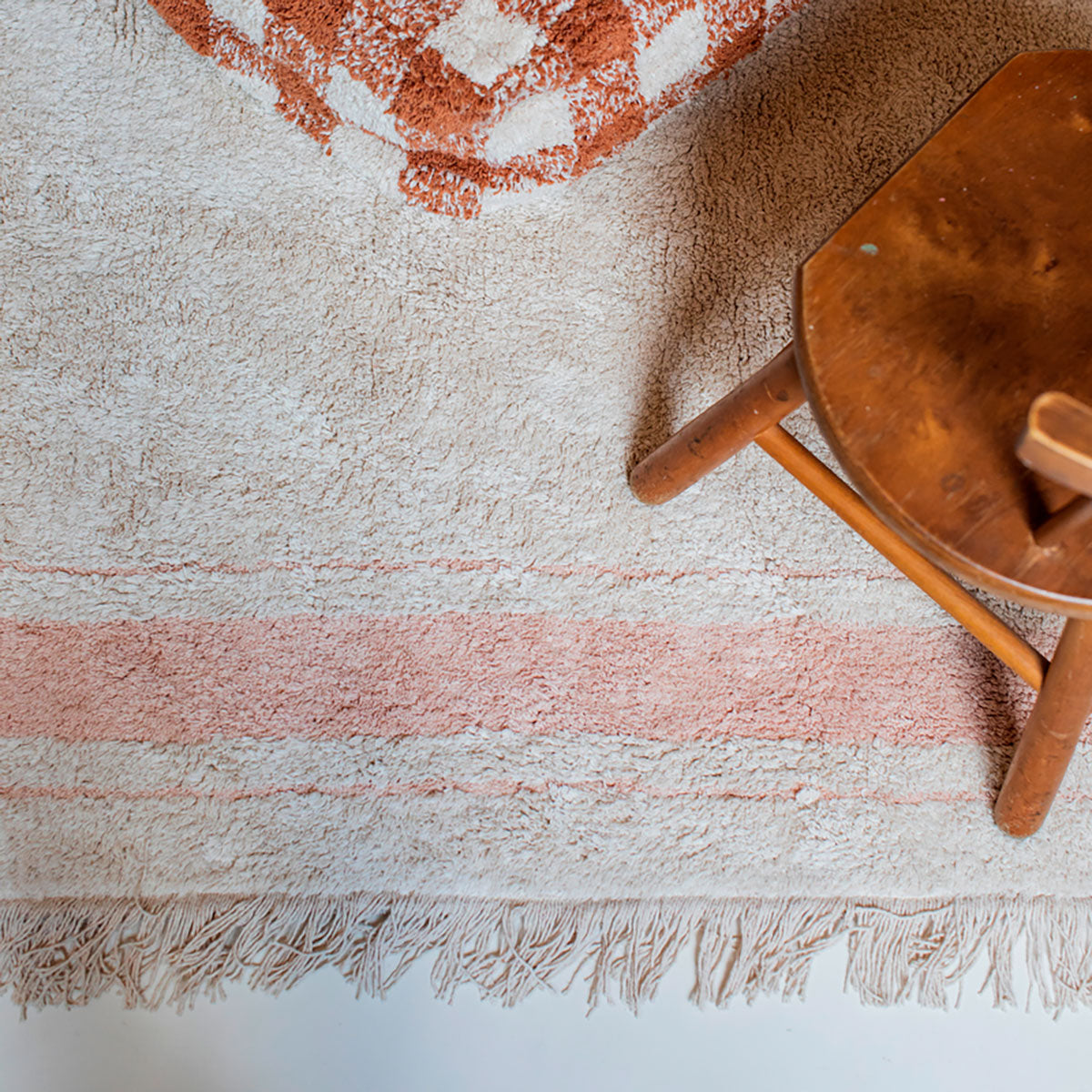 Tapete lavável Gastro Rosa 90 x 130 cm