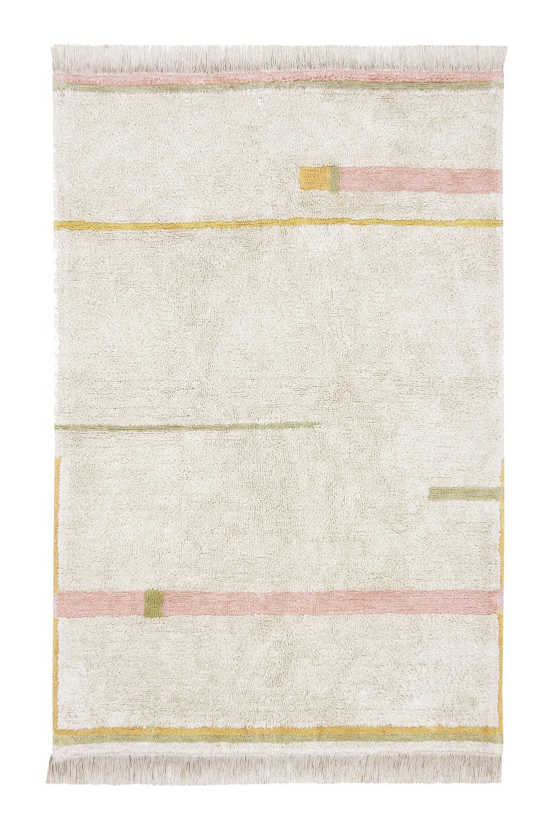 Tapete lavável Lanes Vintage Nude 90 x 130 cm