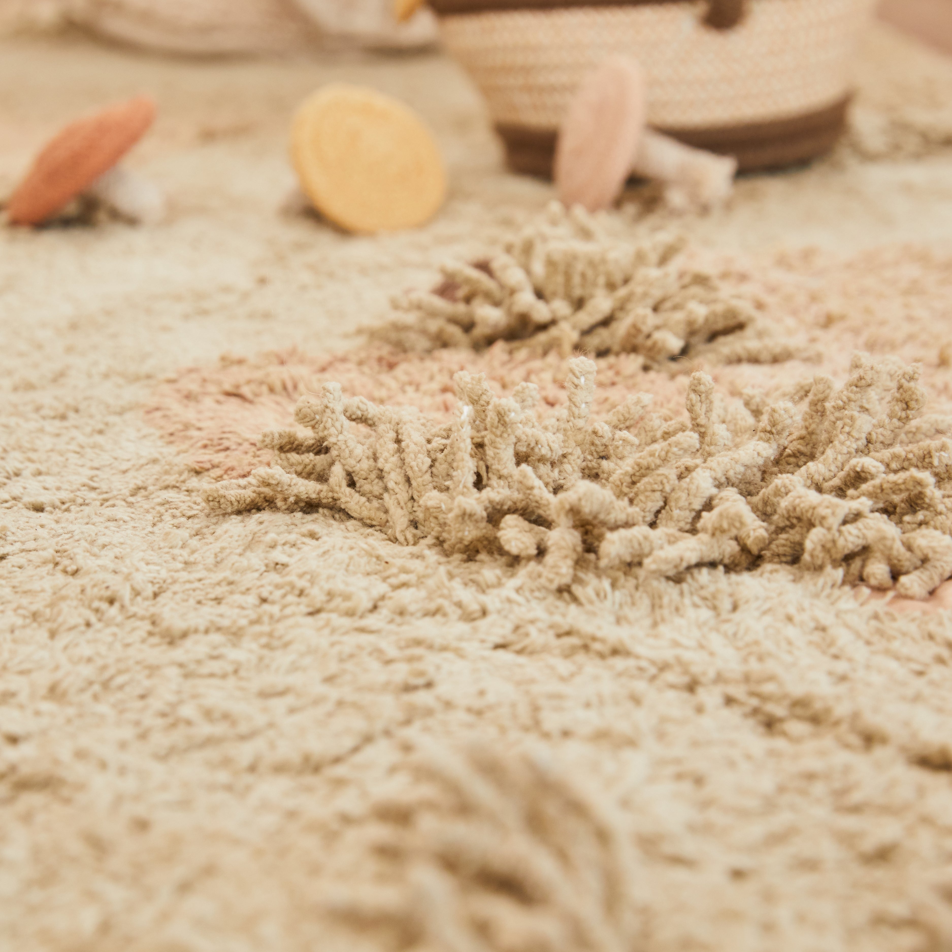 Tapete lavável interativo Mushroom Forest 120 x160 cm