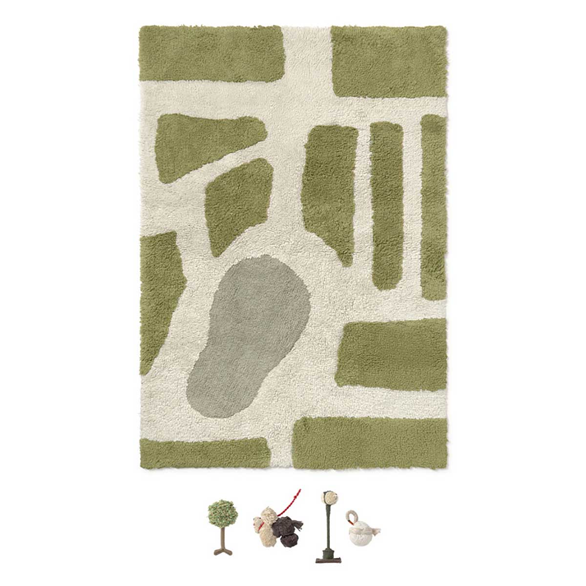 Tapete lavável Hyde Park 90 x 130 cm