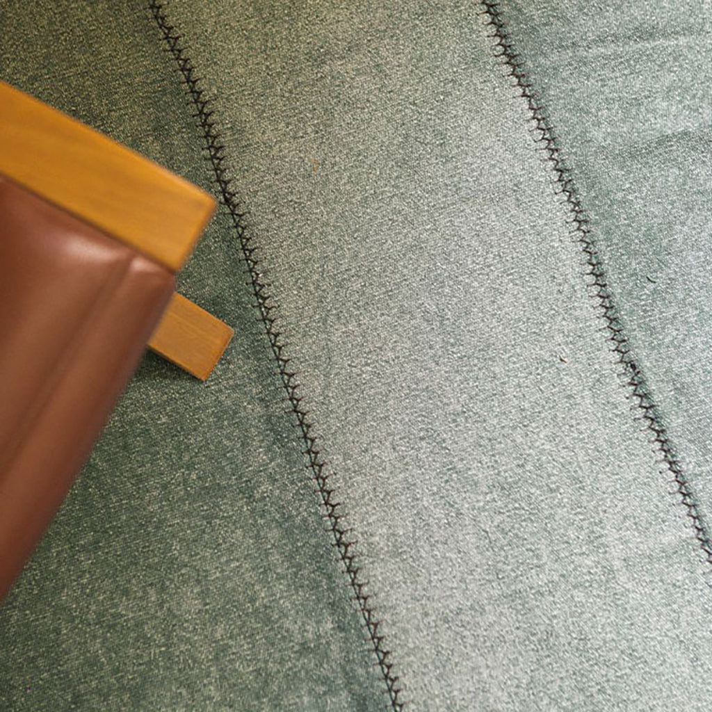 Tapete Lavável Lorena Canals Stonewashed Duck green - Verde pato 165 x 210 cm