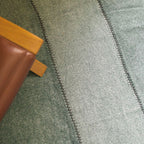 Tapete Lavável Lorena Canals Stonewashed Duck green - Verde pato 165 x 210 cm