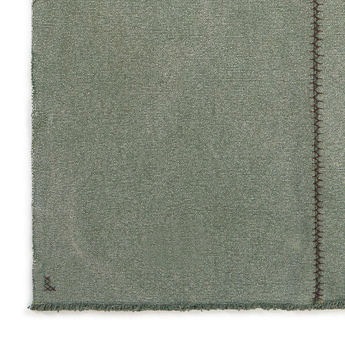Tapete Lavável Lorena Canals Stonewashed Duck green - Verde pato 165 x 210 cm