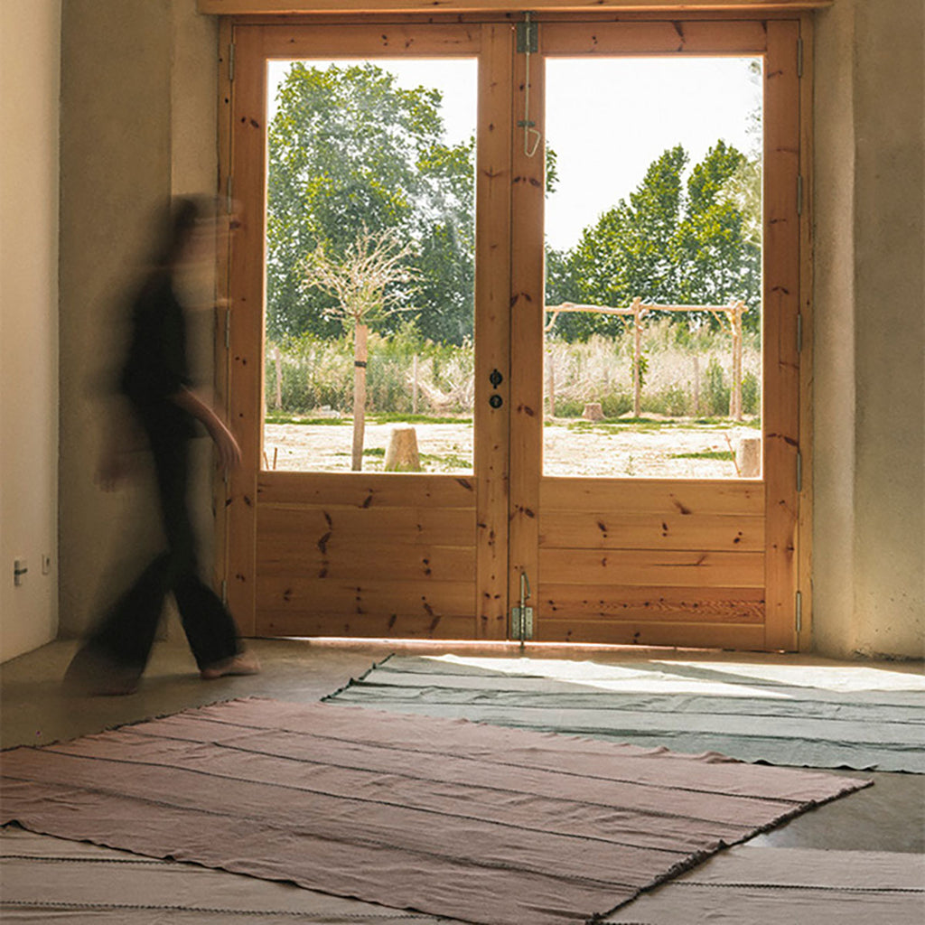Tapete Lavável Lorena Canals Stonewashed New grey - Novo cinza 165 x 210 cm