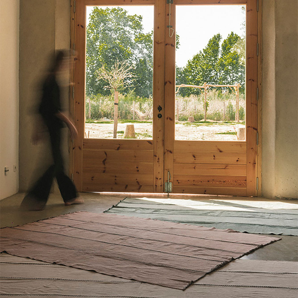 Tapete Lavável Lorena Canals Stonewashed Soil Brown - Marrom 165 x 210 cm