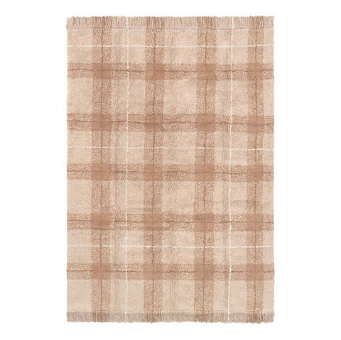 Tapete lavável Tartan Rose S 90 x 120 cm