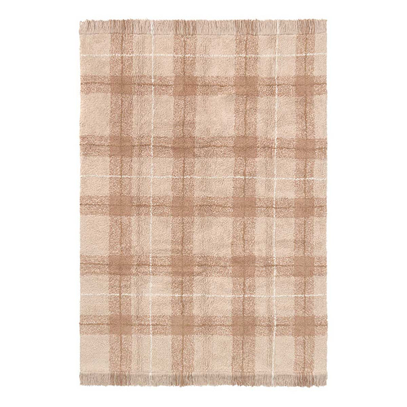 Tapete lavável Tartan Rose S 90 x 120 cm