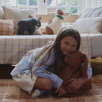 Tapete lavável Tartan Rose S 90 x 120 cm