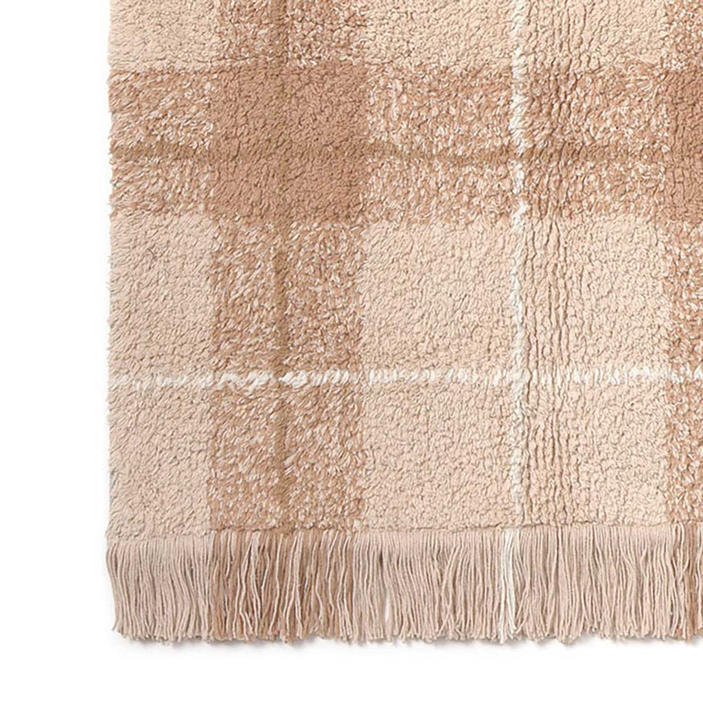 Tapete lavável Tartan Rose S 90 x 120 cm