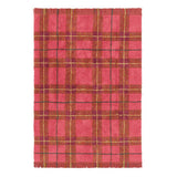 Tapete lavável Tartan Vintage Red S 90 x 120 cm