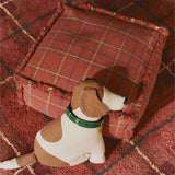 Tapete lavável Tartan Vintage Red S 90 x 120 cm