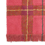 Tapete lavável Tartan Vintage Red S 90 x 120 cm