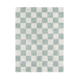 Tapete lavável Kitchen Tiles Azul Sálvia 120 x 160 cm