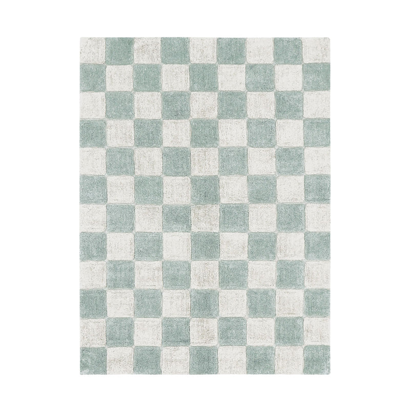 Tapete lavável Kitchen Tiles Azul Sálvia 120 x 160 cm