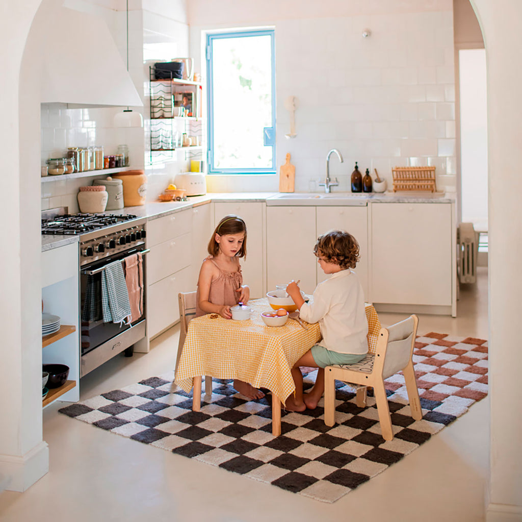 Tapete lavável Kitchen Tiles Caramelo 120 x 160 cm