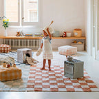 Tapete lavável Kitchen Tiles Caramelo 120 x 160 cm