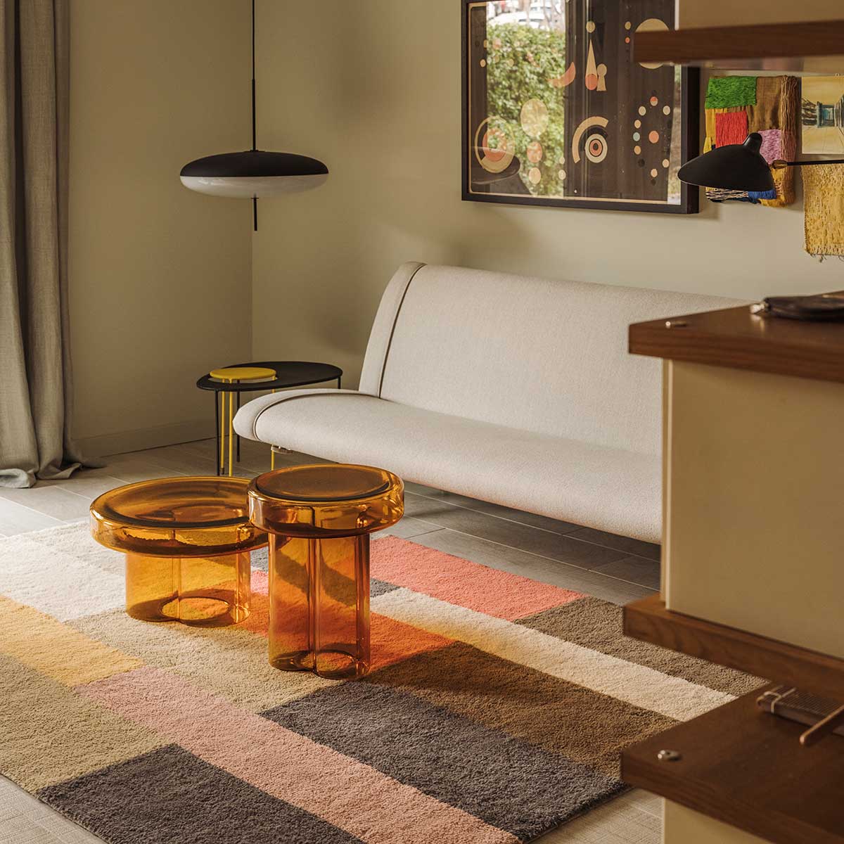 Tapete de Lã Lavável Lorena Canals Woolable® Multicor – Feito à Mão 170 x 240 cm