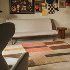 Tapete de Lã Lavável Lorena Canals Woolable® Coral Temperado, Noz & Concha 80 x 230 cm