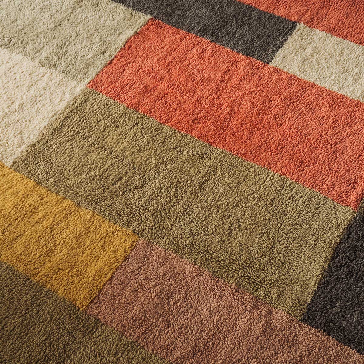 Tapete de Lã Lavável Lorena Canals Woolable® Multicor – Feito à Mão 170 x 240 cm