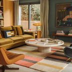 Tapete de Lã Lavável Lorena Canals Woolable® Coral Temperado, Noz & Concha 80 x 230 cm