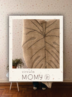 Tapete Lavável Monstera Natural 120 x 180 cm Circula Momy