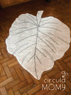 Tapete Lavável Monstera Natural 120 x 180 cm Circula Momy