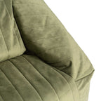 Puff beanbag Chelsea eco-velvet Olive Green 72 x 75 x 42 cm