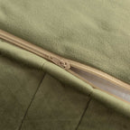 Puff beanbag Chelsea eco-velvet Olive Green 72 x 75 x 42 cm