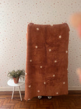 Tapete lavável Mini Dot  Castanha 100 x 150 cm Circula Momy