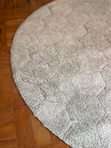 Tapete lavável Honeycomb Blue Sage Ø 140 cm Circula Momy