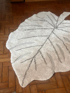 Tapete Lavável Monstera Natural 120 x 180 cm Circula Momy