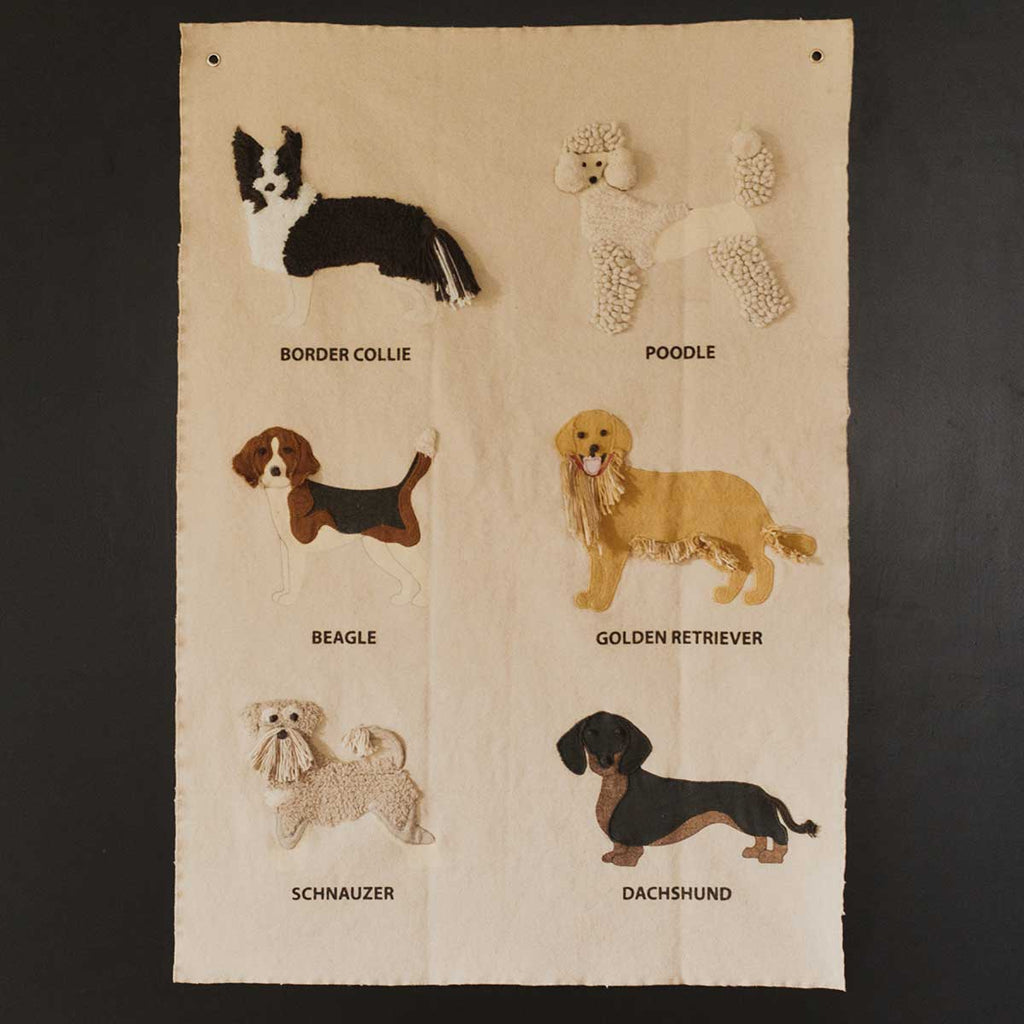 Enfeite de parede Dogs 70 x 100 cm