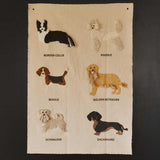 Enfeite de parede Dogs 70 x 100 cm