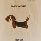 Enfeite de parede Dogs 70 x 100 cm