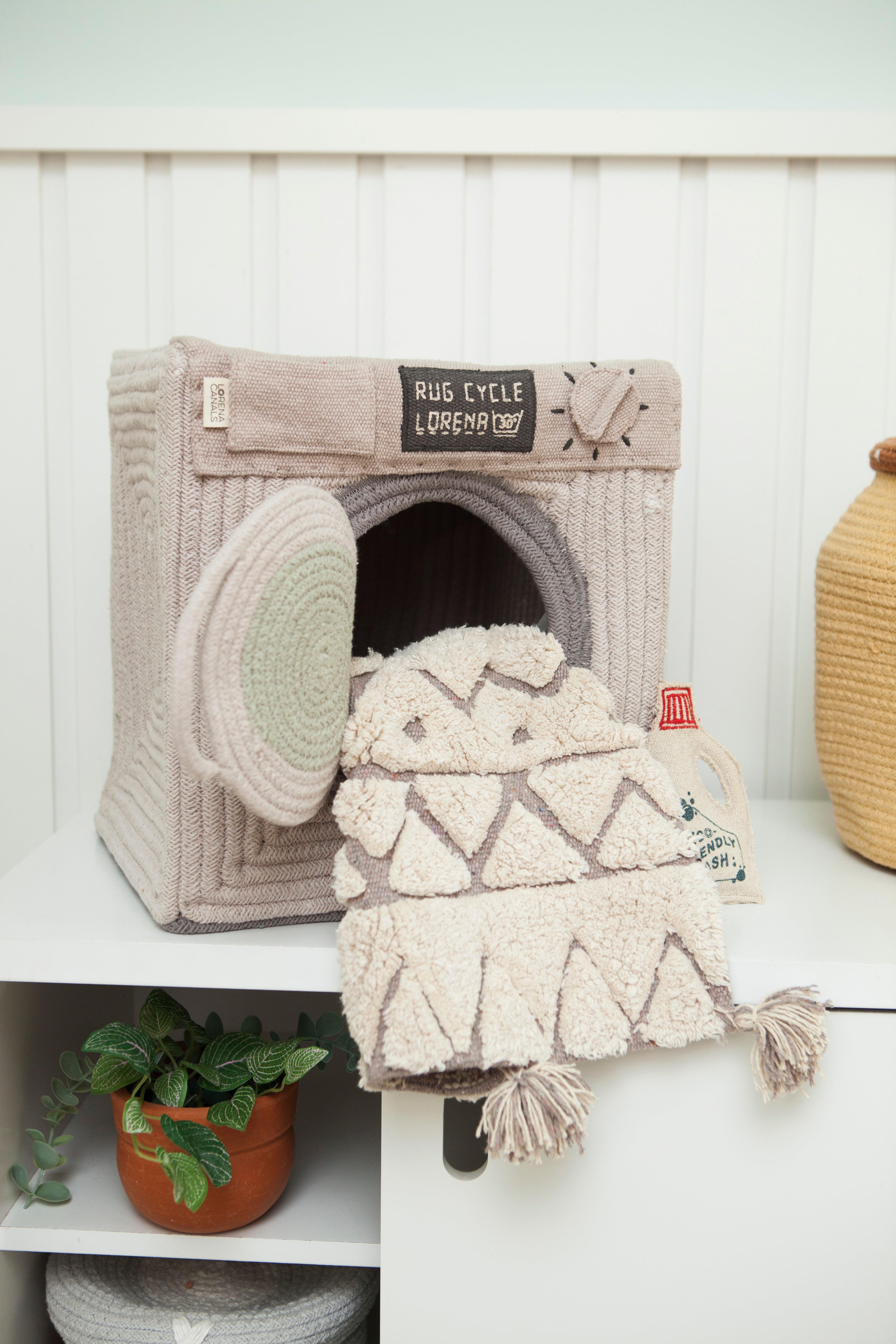 Cesta de brincar Washing Machine 30 x 33 x 31 cm