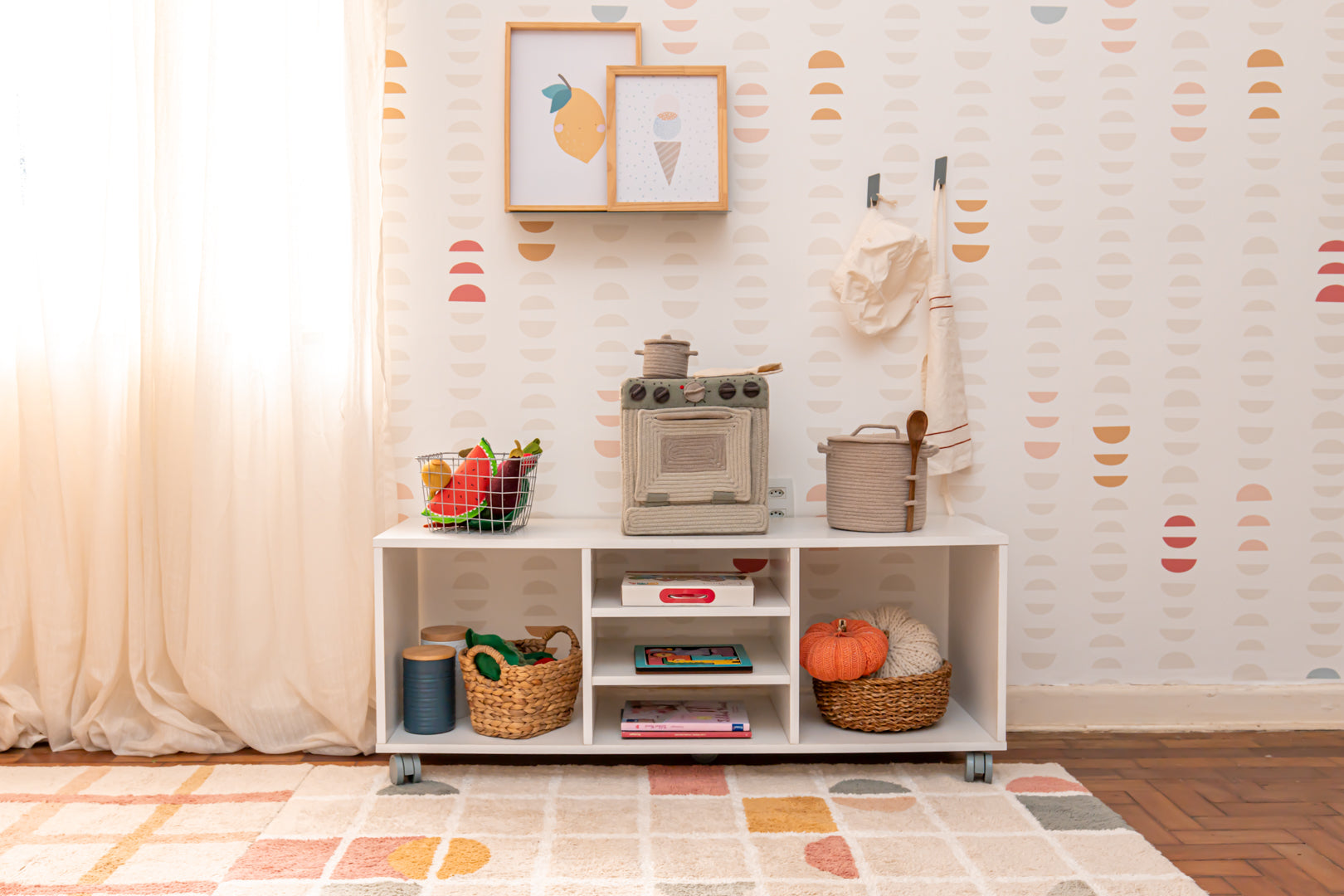 Tapete Lavável Ladrilho 160 x 120 cm