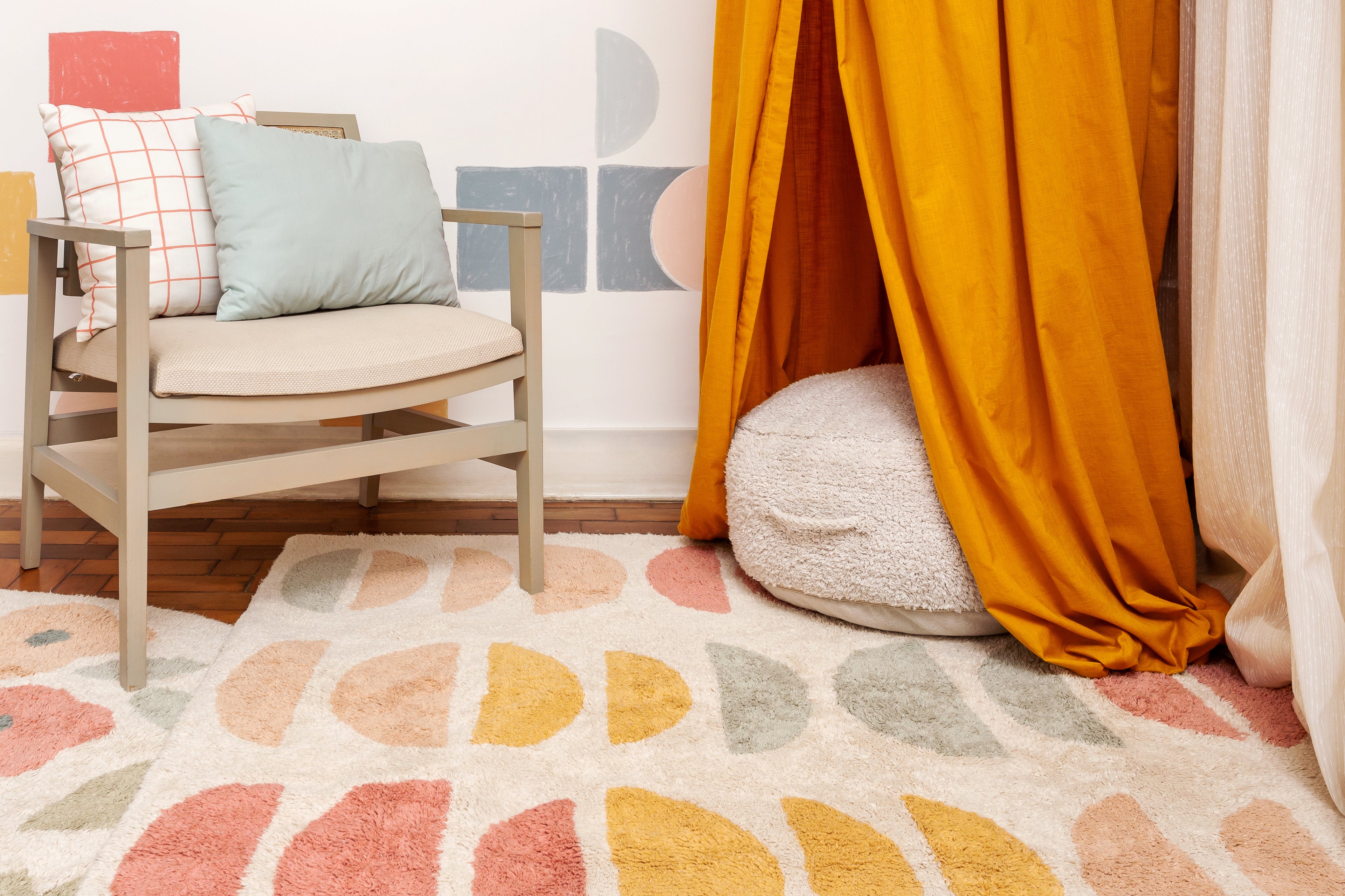 Tapete Lavável Lua 160 x 120 cm