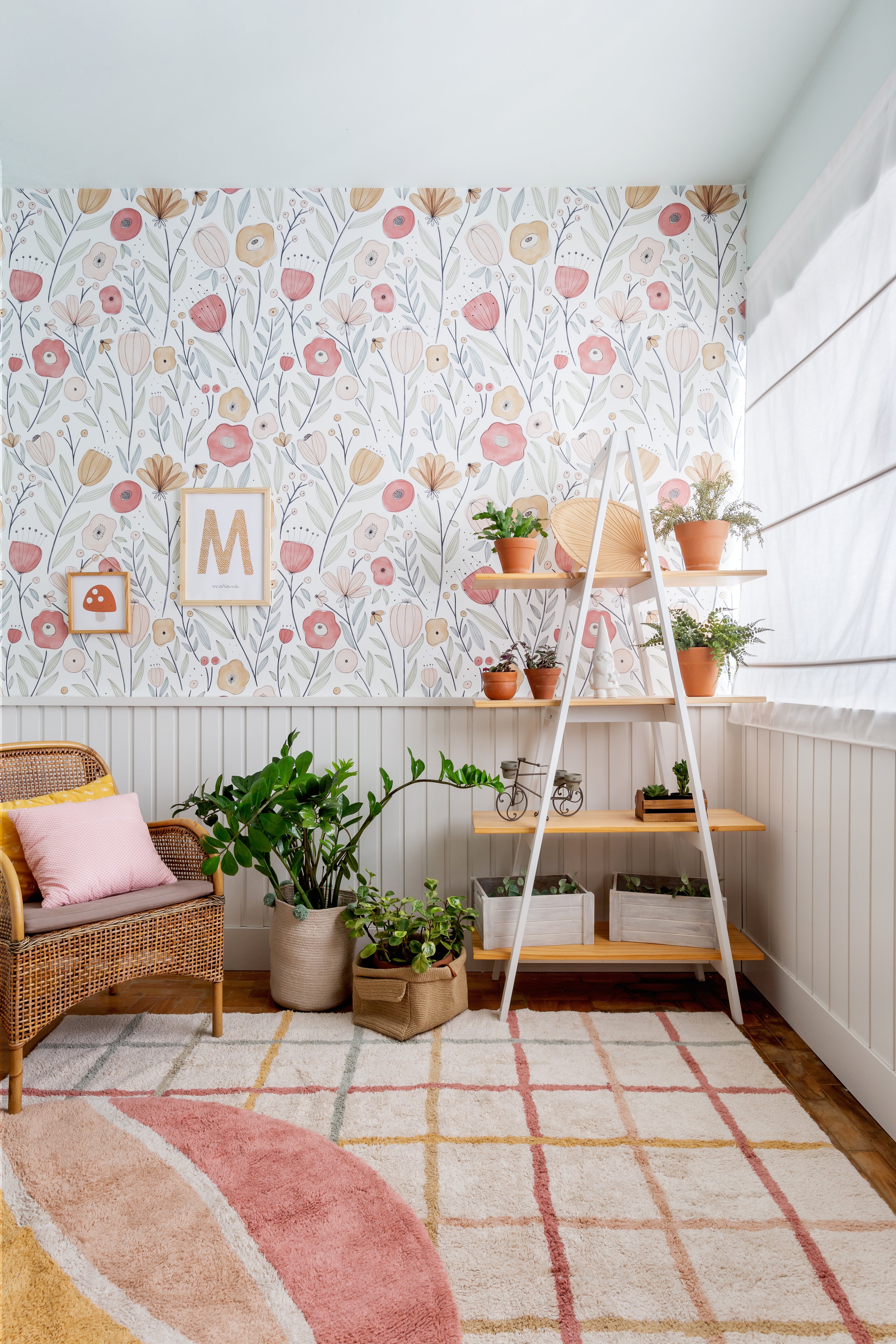 Tapete Lavável Xadrez 200 x 140 cm